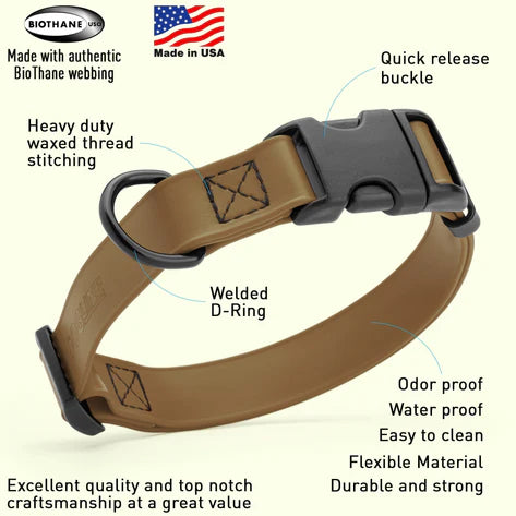 
                  
                    Dogline - Biothane Collar with Quick Release Buckle
                  
                