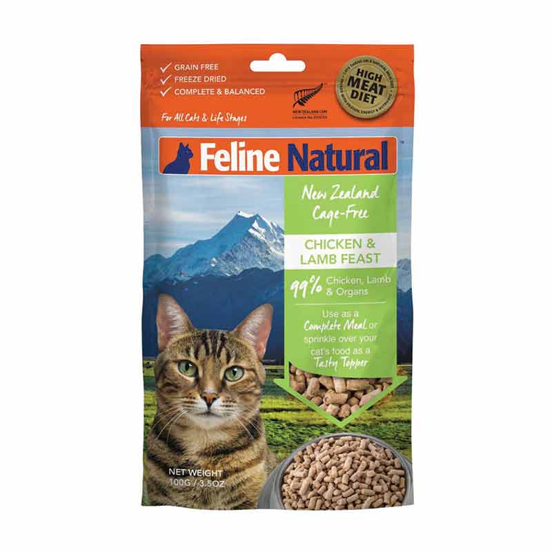 Feline Natural - Freeze Dried - Chicken & Lamb Feast