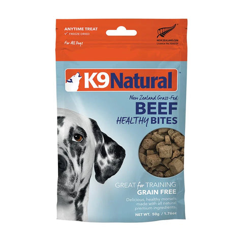 K9 Natural - Treats - Freeze Dried - Healthy Bites - Beef - 50g