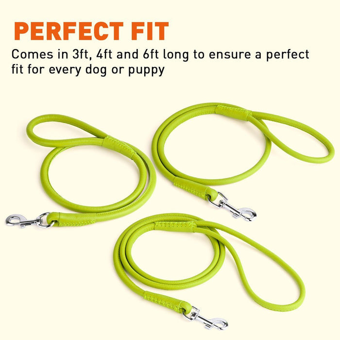 
                  
                    DOGLINE - Soft Leather Round Lead
                  
                