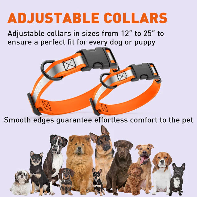 
                  
                    Dogline - Biothane Reflective Quick Release Collar
                  
                