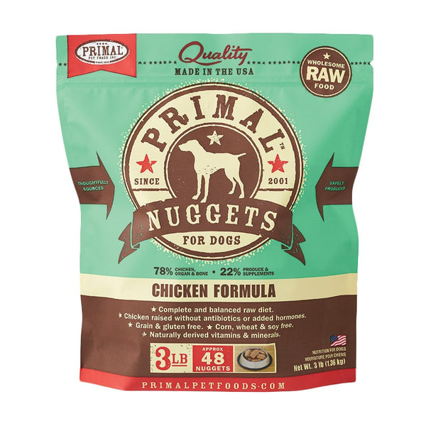 PRIMAL - Canine - Nuggets - Chicken (Frozen Food) (Only Deliver to Metro Vancouver)