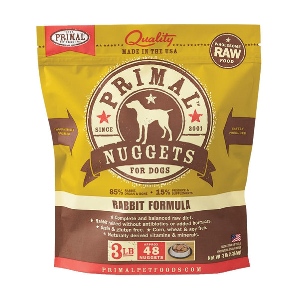 PRIMAL - Canine - Nuggets - Rabbit (Frozen Food) (Only Deliver to Metro Vancouver)