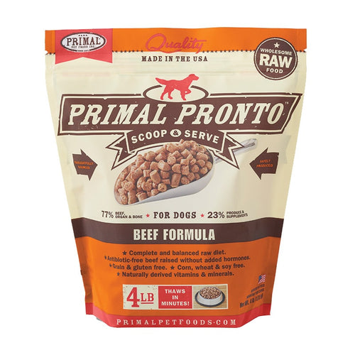 PRIMAL - Canine - Pronto - Beef (Frozen Food) (Only Deliver to Metro Vancouver)