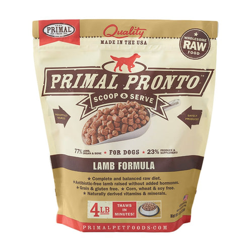 PRIMAL - Canine - Pronto - Lamb (Frozen Food) (Only Deliver to Metro Vancouver)