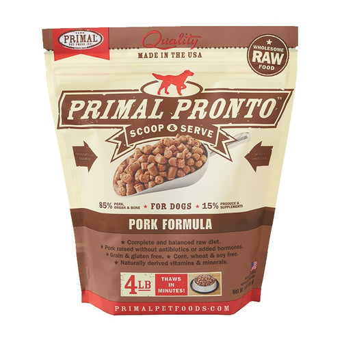 PRIMAL - Canine - Pronto - Pork (Frozen Food) (Only Deliver to Metro Vancouver)