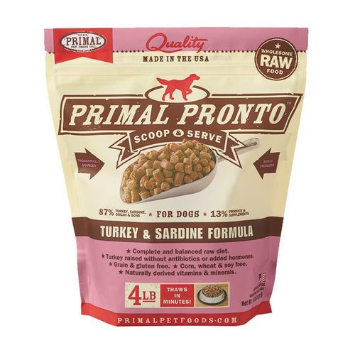 Primal - Canine - Pronto - Turkey Sardine (Frozen Food) (Only Deliver to Metro Vancouver)