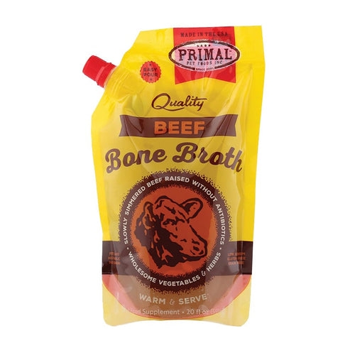 PRIMAL - Bone Broth - Beef - Case/4 (Frozen Food) (Only Deliver to Metro Vancouver)