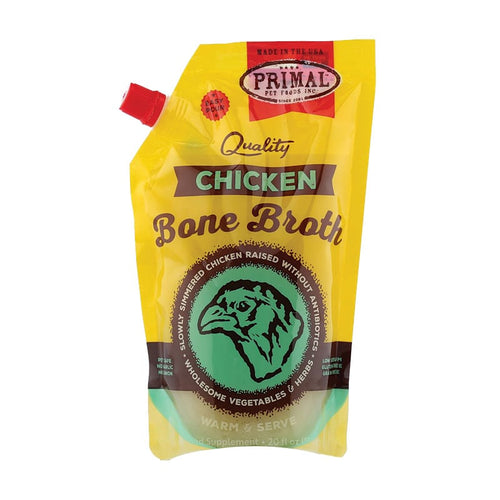 PRIMAL - Bone Broth - Chicken - Case/4 (Frozen Food) (Only Deliver to Metro Vancouver)