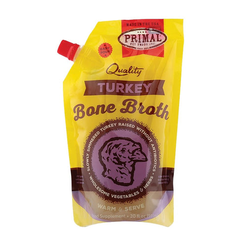 PRIMAL - Bone Broth - Turkey - Case/4 (Frozen Food) (Only Deliver to Metro Vancouver)