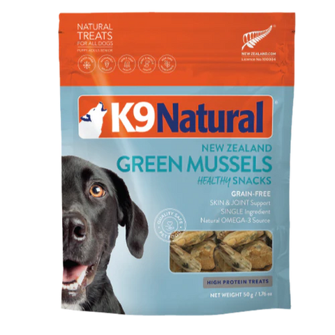 K9 Natural - Treats - Freeze Dried - Green Lip Mussel - Treats - 50g