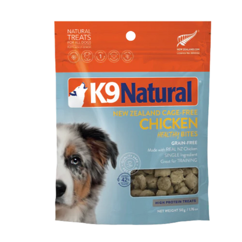 K9 Natural - Treats - Freeze Dried - Healthy Bites - Chicken - 50g