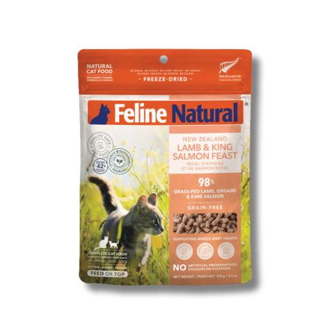 Feline Natural - Freeze Dried - Lamb & King Salmon Feast