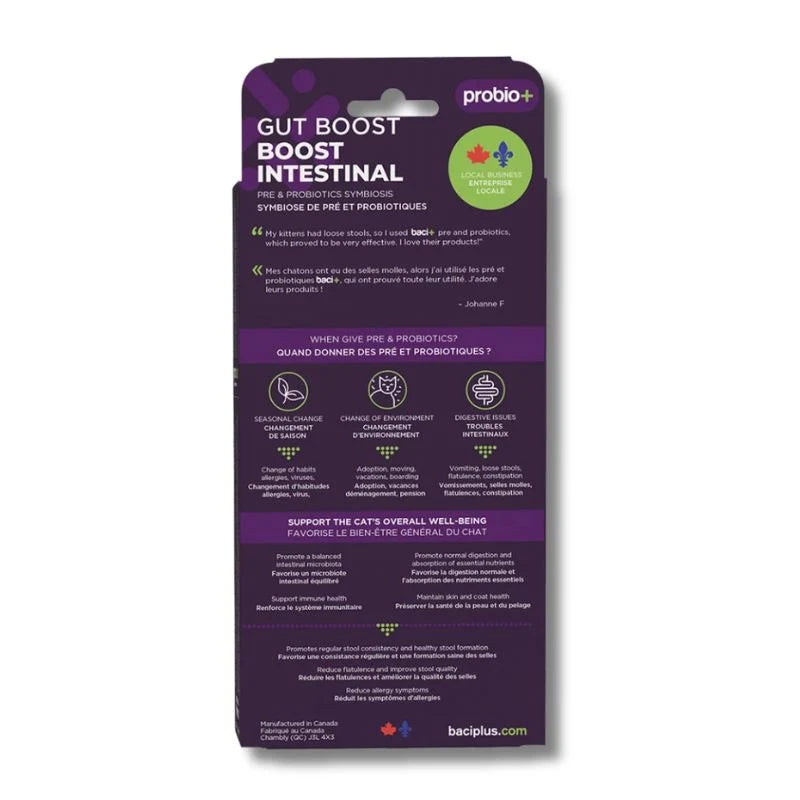 
                  
                    Baci+ -Probio+ - Intestinal Gut Boost - Cat - 27g
                  
                