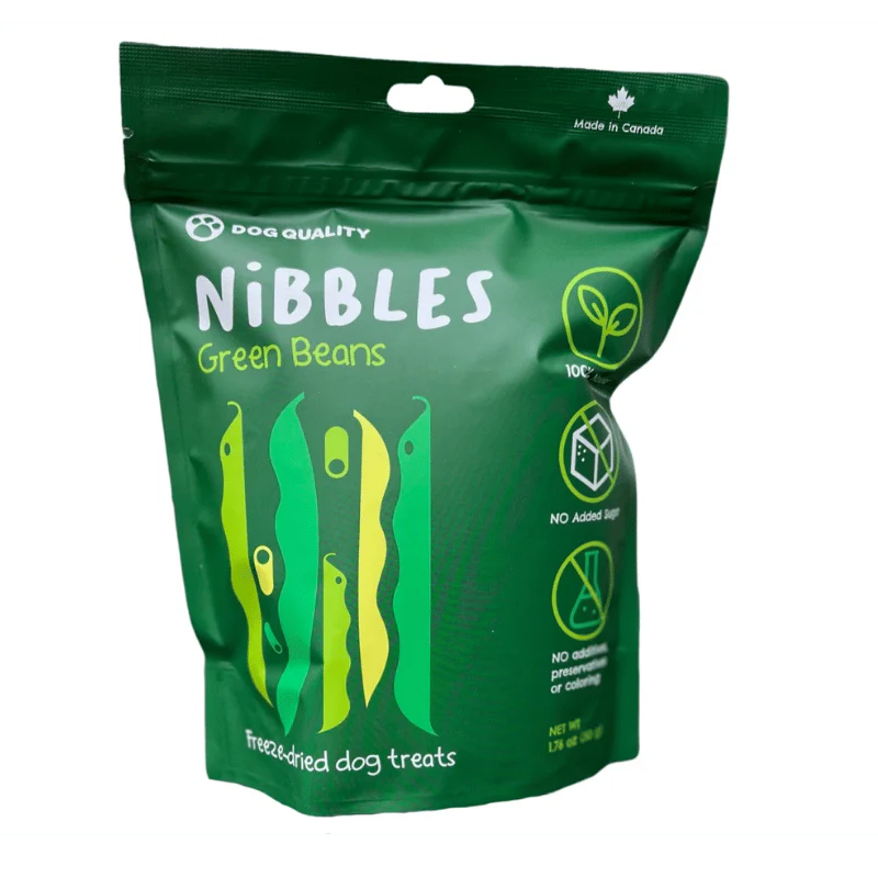 Dog Quality - Nibbles - Freeze dried - Green Beans