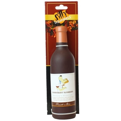 
                  
                    Tuffy Toys - Silly Squeaker Wine Bottle Grrrobert Slobbery
                  
                