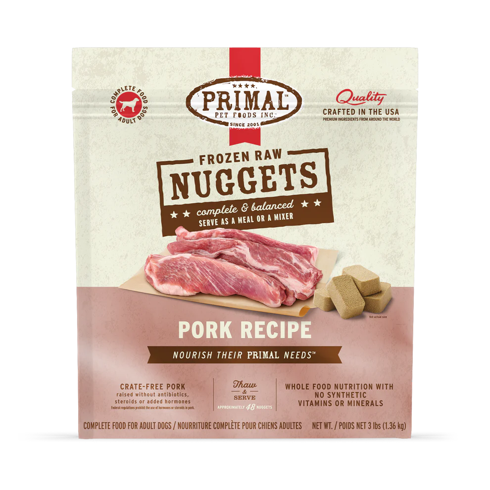 
                  
                    PRIMAL - Canine - Nuggets - Pork (Frozen Food) (Only Deliver to Metro Vancouver)
                  
                