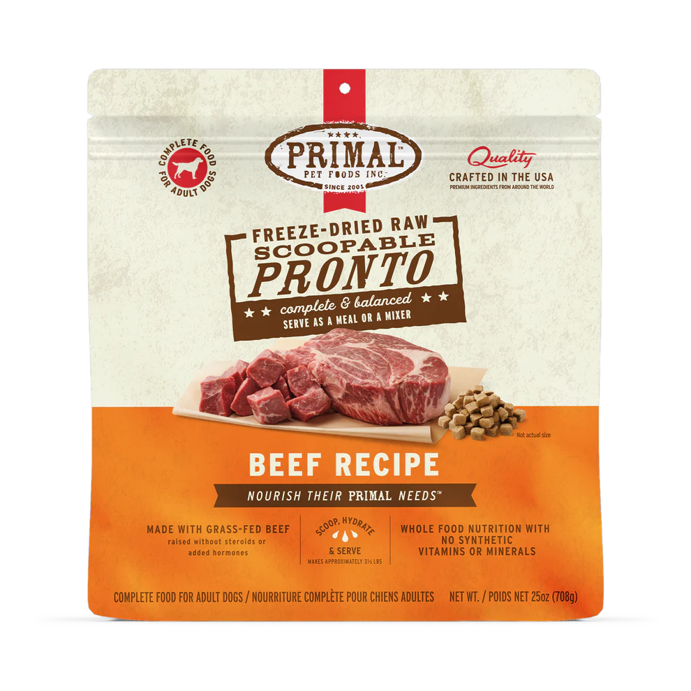 PRIMAL - Canine - Freeze Dried - Pronto - Beef