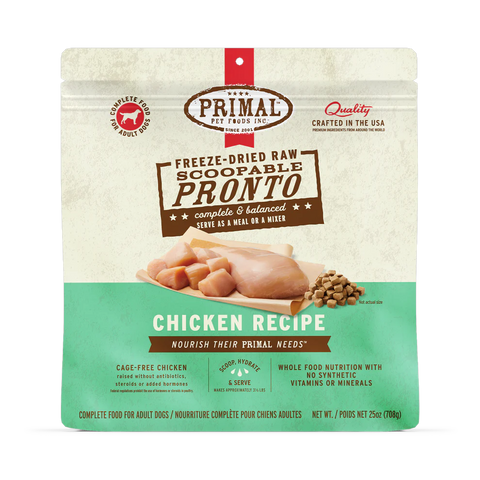 PRIMAL - Canine - Freeze-Dried - Pronto - Chicken