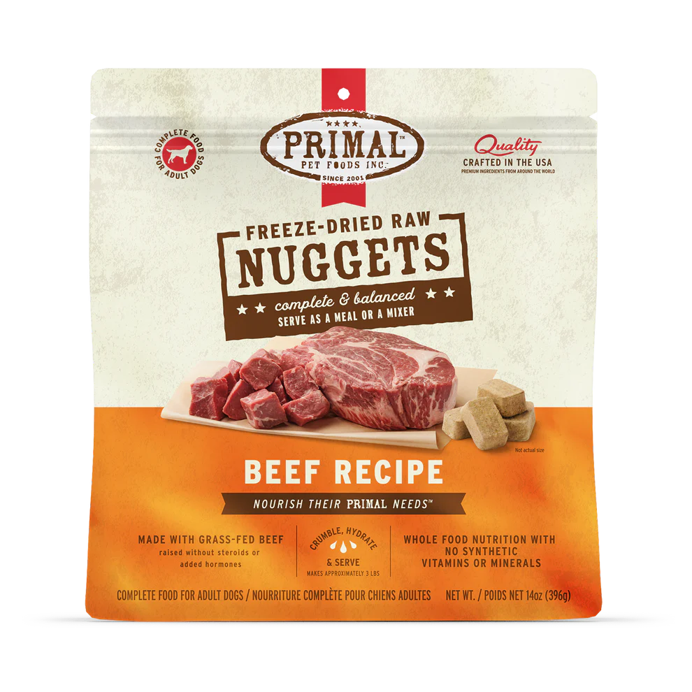 
                  
                    PRIMAL - Canine - Freeze Dried - Nuggets - Beef
                  
                