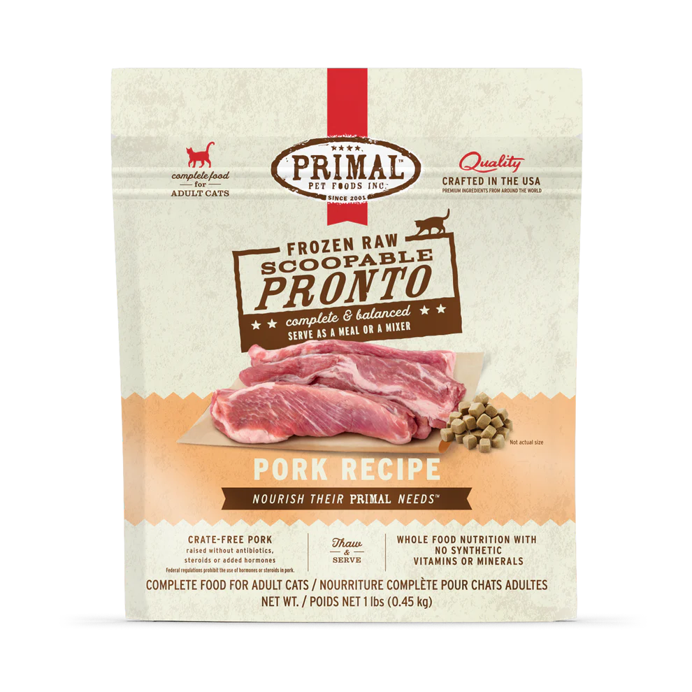 
                  
                    Primal - Feline - Pronto - Pork (Frozen Food) (Only Deliver to Metro Vancouver)
                  
                