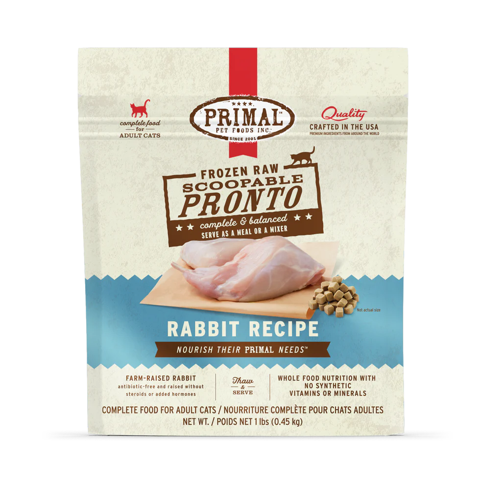 
                  
                    Primal - Feline - Pronto - Rabbit (Frozen Food) (Only Deliver to Metro Vancouver)
                  
                