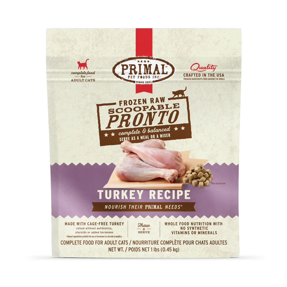 Primal - Canine - Pronto - Turkey Sardine (Frozen Food) (Only Deliver to Metro Vancouver)