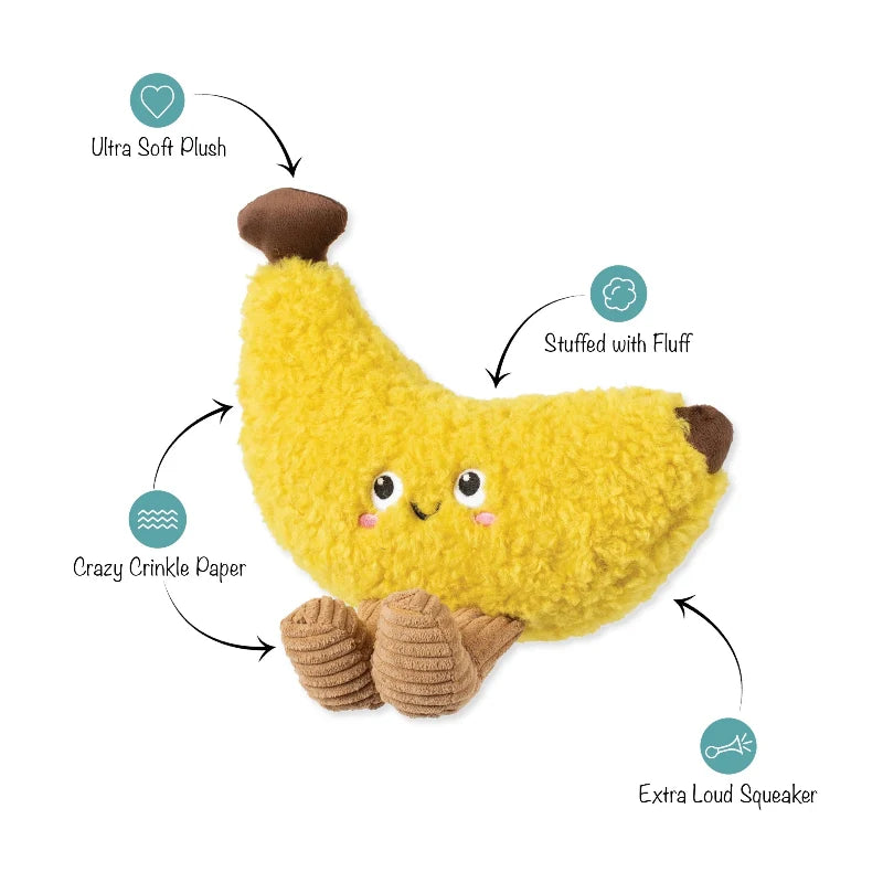 
                  
                    Fringe Studio - Dog - Toy - Plush - Head Over Peels for You
                  
                