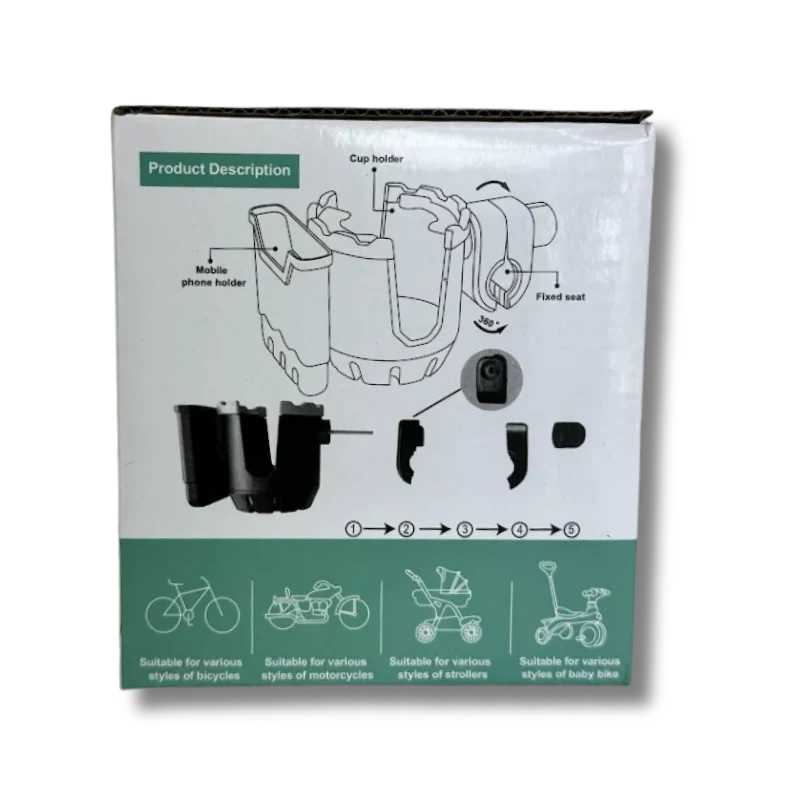 
                  
                    DOGLINE - Stroller Attachment - Cup/Cell Holder
                  
                