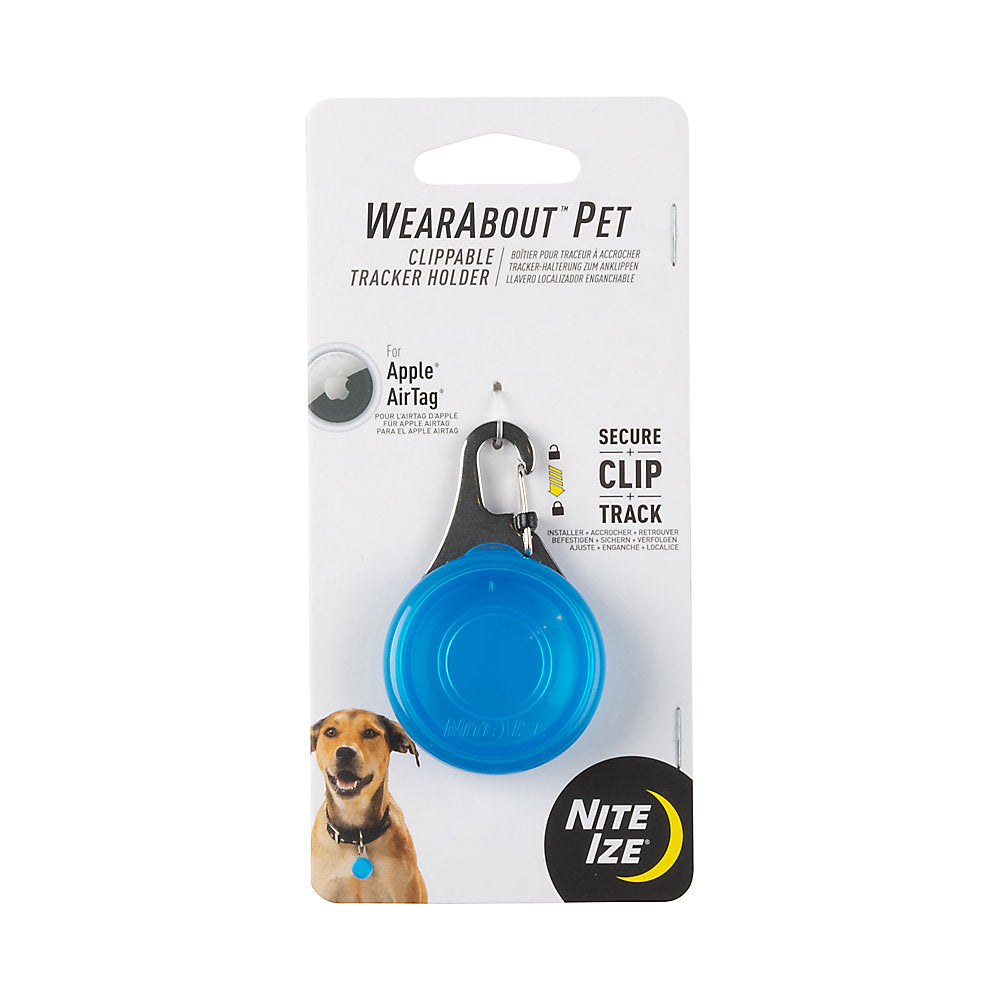 NITE IZE - WearAbout Pet Clippable Tracker Holder - Blue