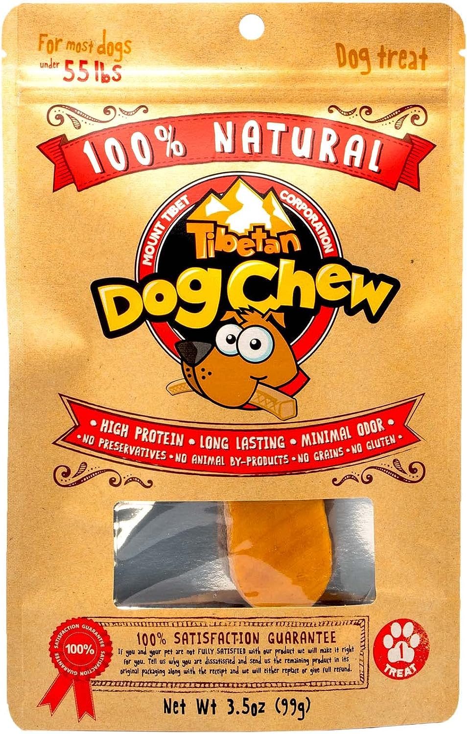 Tibetan Dog Chew - Tibetan Dog Chew (For dogs under 55 lbs)