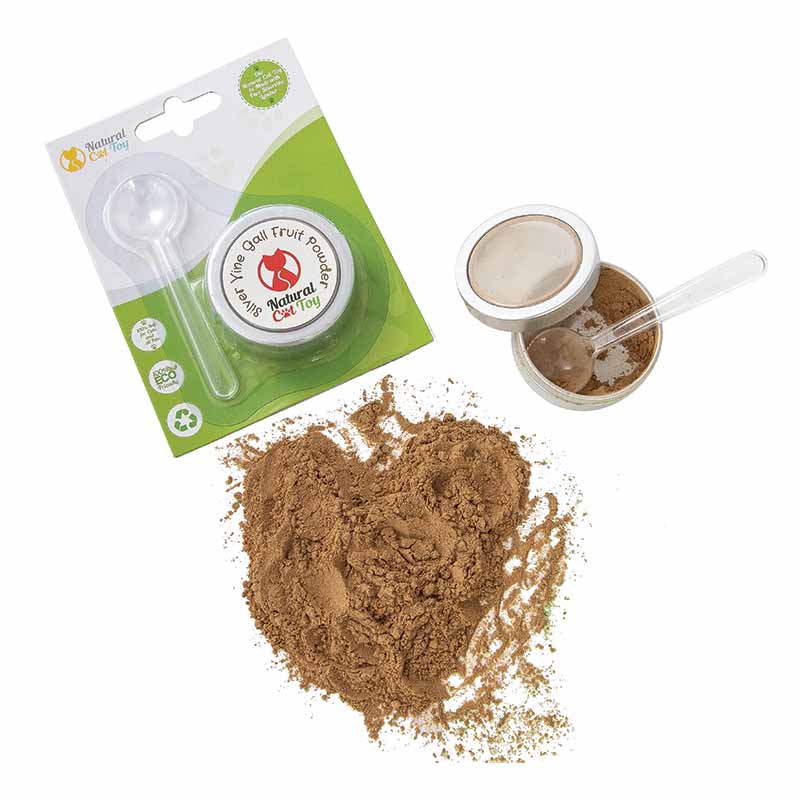 Natural Cat Toys - Silver Vine Gall Fruit Powder - 10g