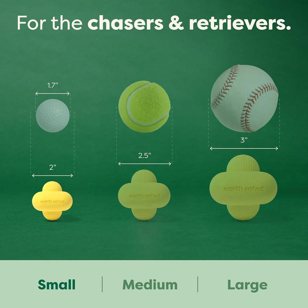 
                  
                    earth rated - Rubber Fetch Toy Yellow
                  
                