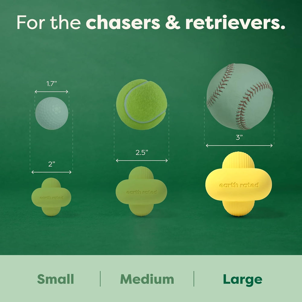 
                  
                    earth rated - Rubber Fetch Toy Yellow
                  
                