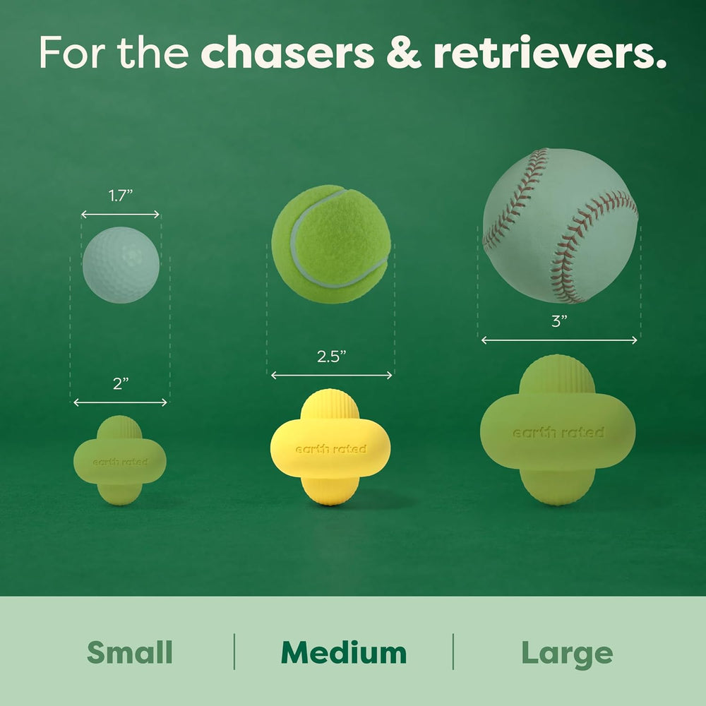 
                  
                    earth rated - Rubber Fetch Toy Yellow
                  
                