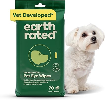
                  
                    earth rated - Eye Wipes 5x5 inches 60PK
                  
                