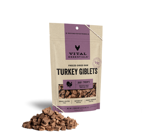 
                  
                    Vital Essentials - Dog GF Freeze-Dried Turkey Giblet Treats - 2oz
                  
                