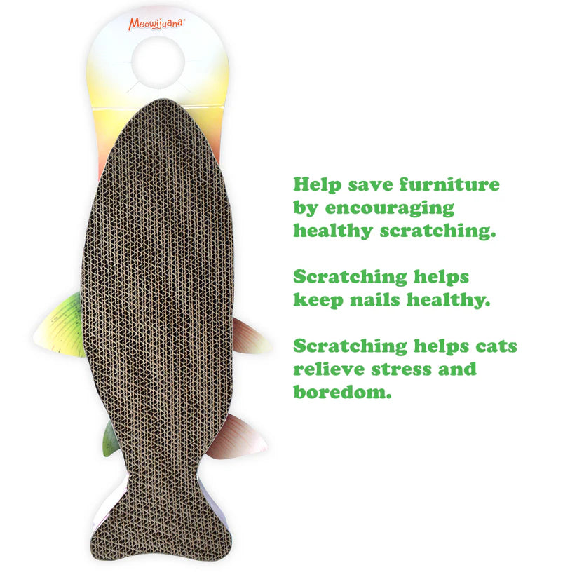 
                  
                    Meowijuana - Sprinkle 'n' Scratch Cat Scratcher - Fish
                  
                