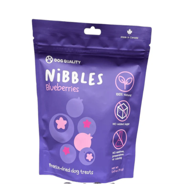 Dog Quality - Nibbles - Freeze dried - Blueberries