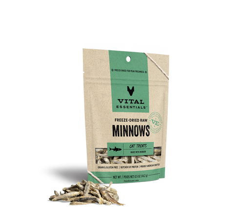 Vital Essentials - Cat GF Freeze-Dried Minnow Treats  - 0.5 oz