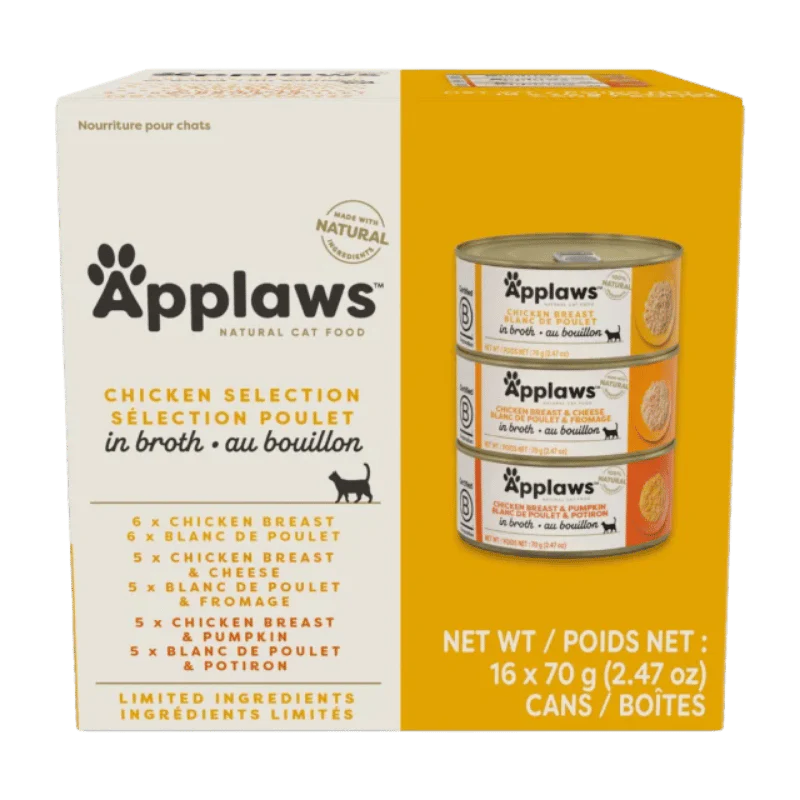 Applaws - Can - Multipack - Broth - Chicken (Cat) - 70g X 16