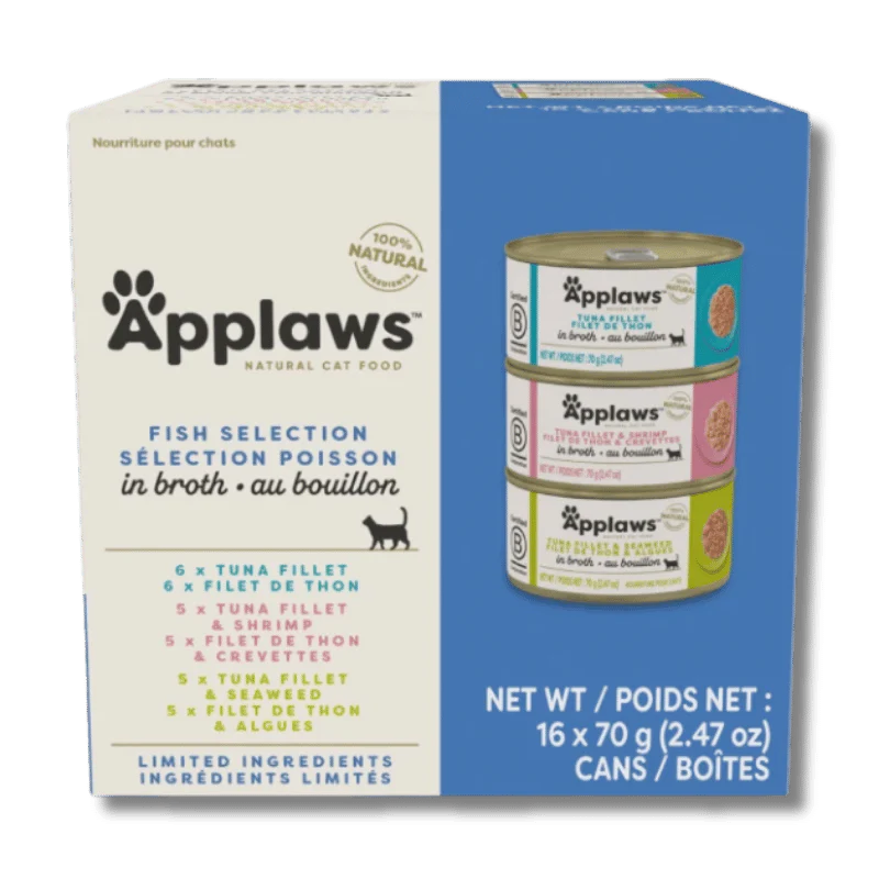 Applaws - Can multipack - Broth - Fish (Cat) - 70g  X 16