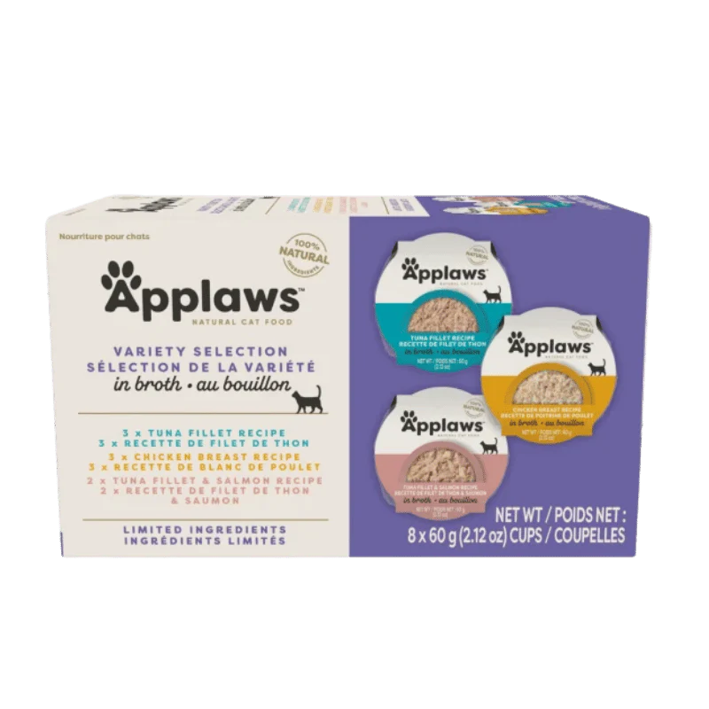 Applaws - Pots - Multipack - Broth - Variety Pack (Cat) - 60g X 8