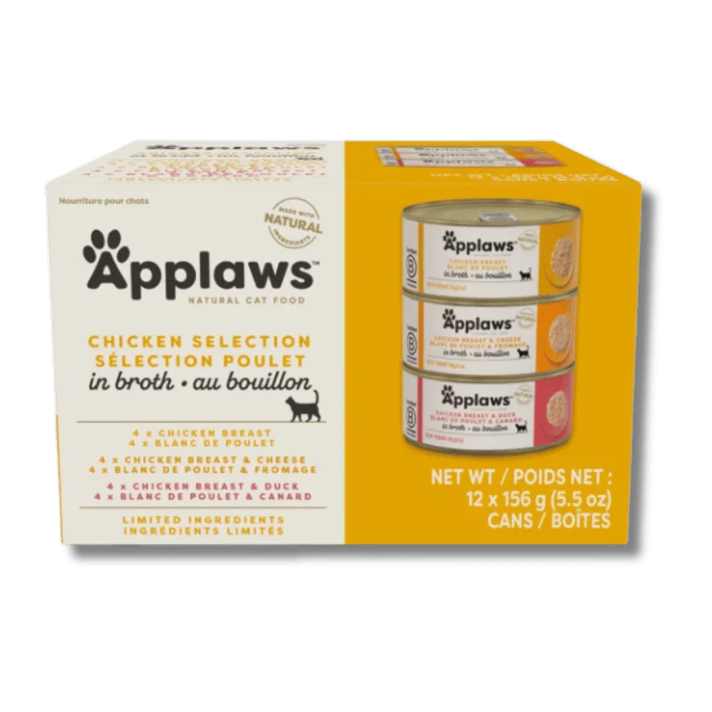 Applaws - Can Multipack - Broth - Chicken (Cat) - 70g X 12