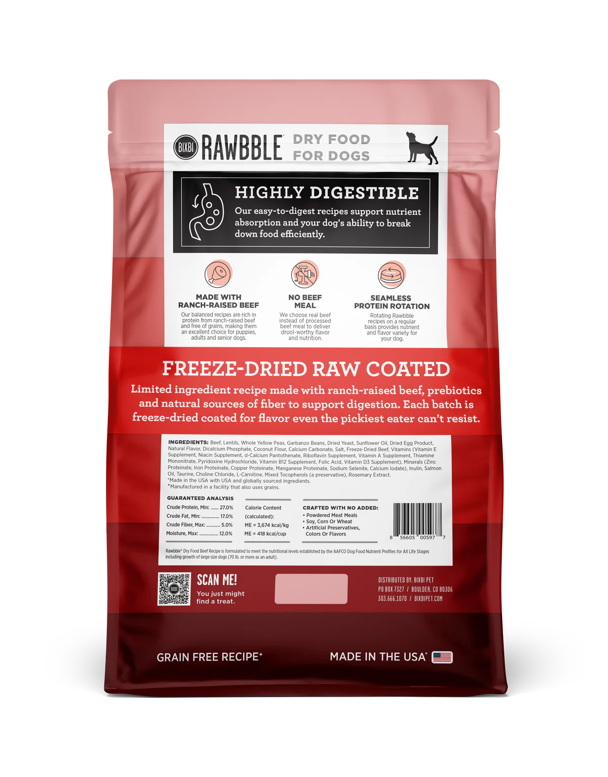 
                  
                    BIXBI - Dry - Rawbble - Beef
                  
                