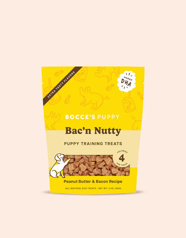 Bocce's Bakery - Training Bites - Bac'N Nutty - Puppy - 3oz