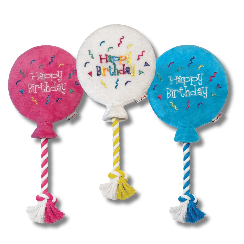 
                  
                    FoufouBRANDS - Birthday Balloon Squeakies - White
                  
                