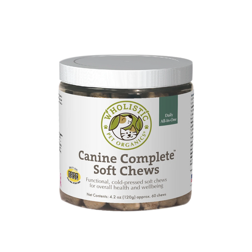 Wholistic Pet Organics - Canine Complete Multivitamin 4.2oz Soft Chews - 60 count