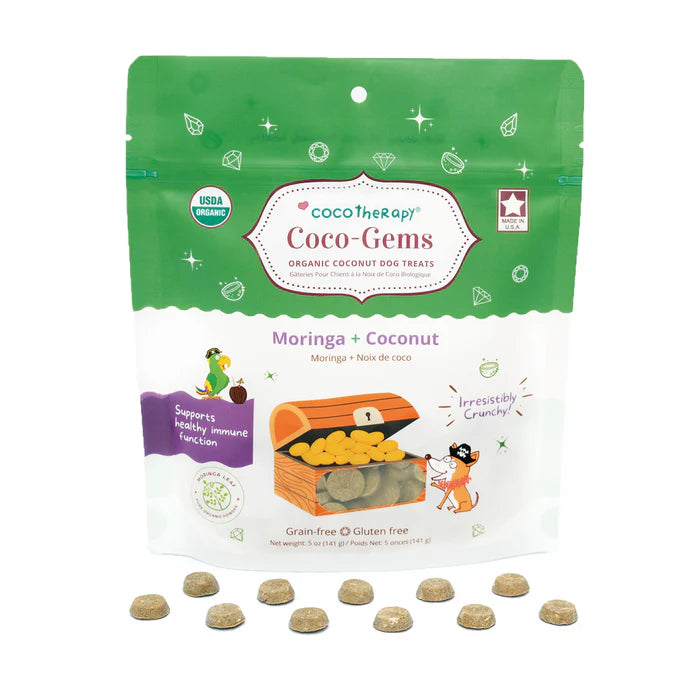 coco therapy - Coco-Gems - Moringa + Coconut, 5 oz