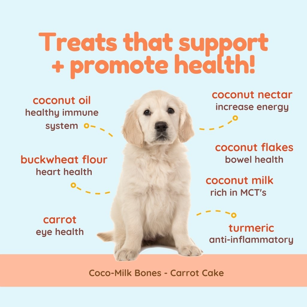 
                  
                    coco therapy - Coco-Milk Bones - Carrot Cake, 6 oz
                  
                